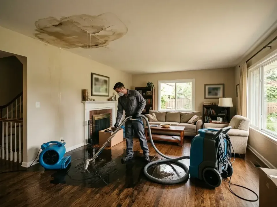 attic-pipe-burst-ceiling-drip-008 — frequently asked questions, Water Damage Restoration & Carpet Care in Lowes Island, VA